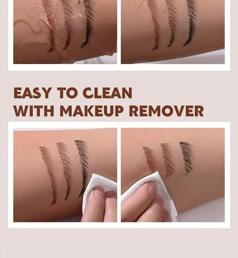 BEAUTY GLAZED Waterproof Eyebrow Pencils (3-Pack) - Long-lasting, Sweat-proof, Plant-based Formula for All Skin Types
