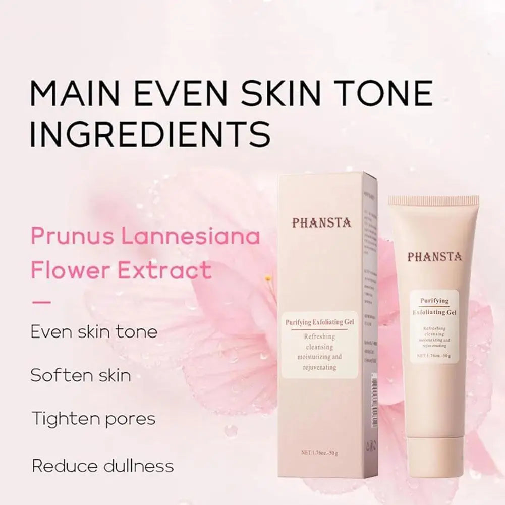Gel exfoliant pour le visage, nettoyage en profondeur des pores, élimine les peaux mortes, purifie, exfolie en douceur, contrôle le sébum, hydrate, soin du visage