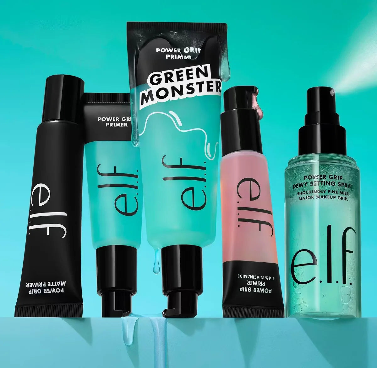 Base de maquillage hydratante en gel Elf, crème de base pour le visage, raffermissante, longue tenue, améliore la texture du maquillage