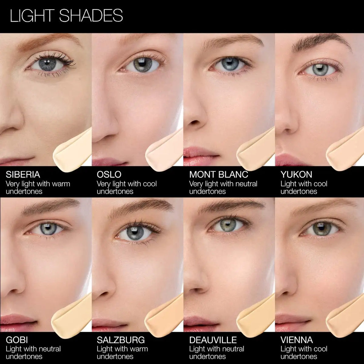 NARS Foundation Make-Up Control Oil Skin Soft Mist Concealer Natural Fit Liquid Radiant Longwear Full Coverage Foundation