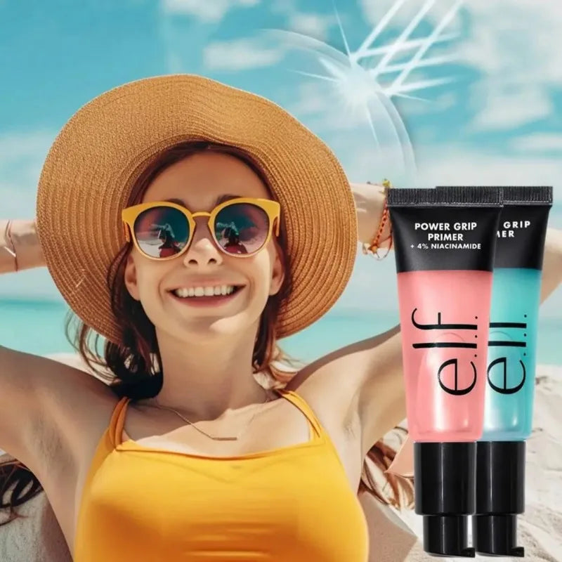 Base de maquillage hydratante en gel Elf, crème de base pour le visage, raffermissante, longue tenue, améliore la texture du maquillage