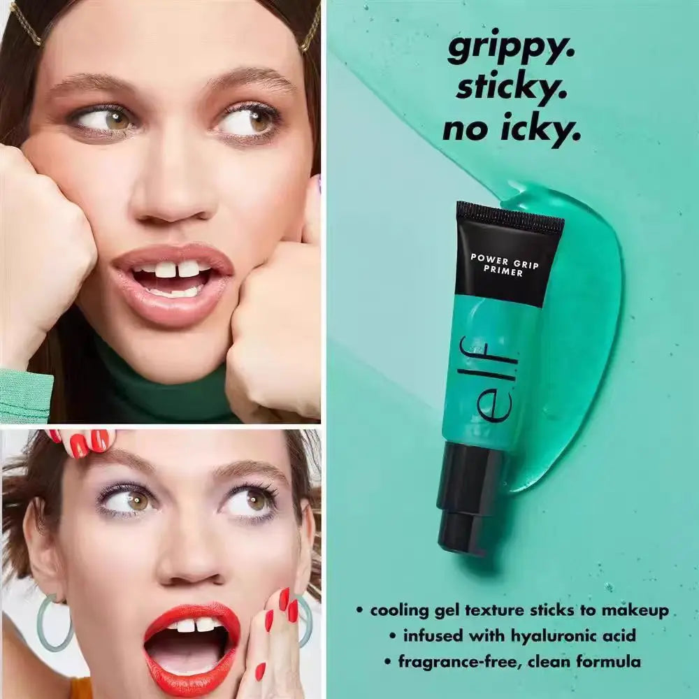 Base de maquillage hydratante en gel Elf, crème de base pour le visage, raffermissante, longue tenue, améliore la texture du maquillage