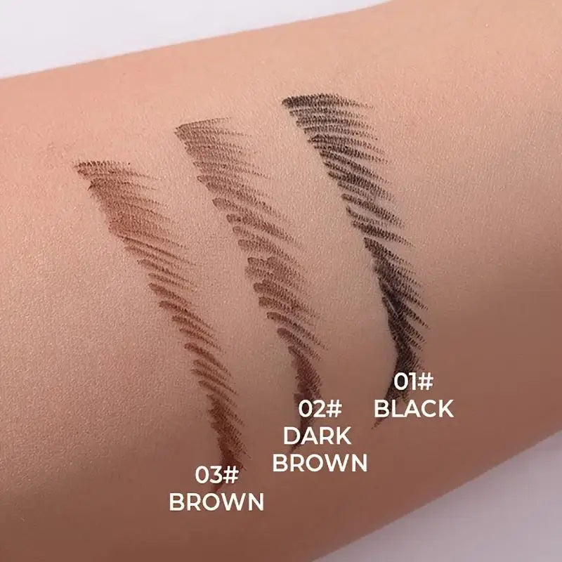 BEAUTY GLAZED Waterproof Eyebrow Pencils (3-Pack) - Long-lasting, Sweat-proof, Plant-based Formula for All Skin Types