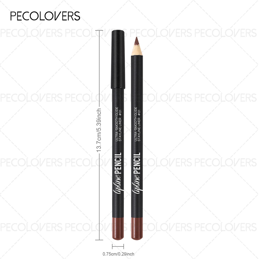 Long-Lasting Matte Lip Liner,Sweat-Resistant Smudge-Free,  Durable & , Smooth Lipliner,For Makeup Newbies & Enthusiasts